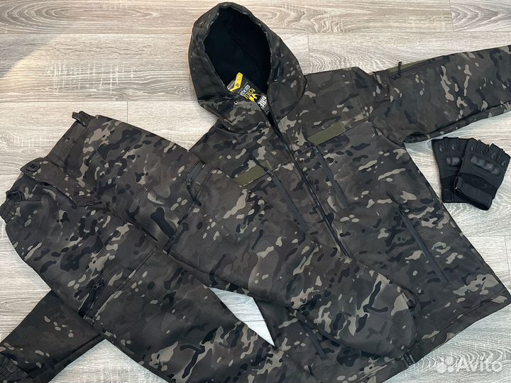 Костюм на флисе Тактик темный мультикам