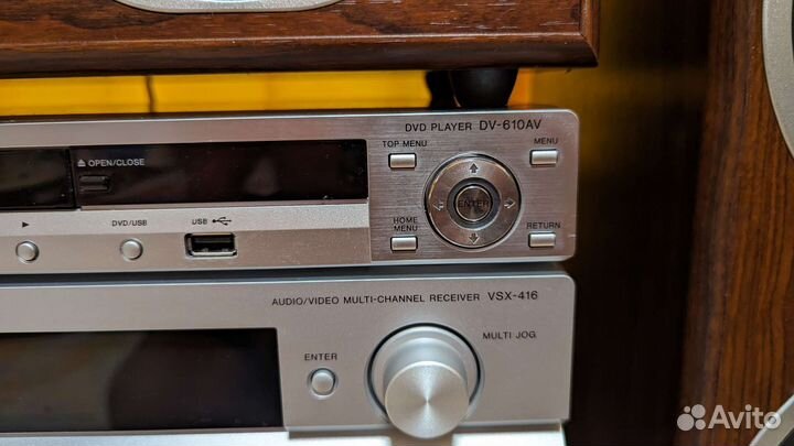 Ресивер pioneer, колонки quadral, DVD pioneer