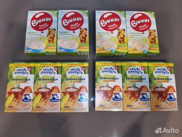 Детские каши молочные