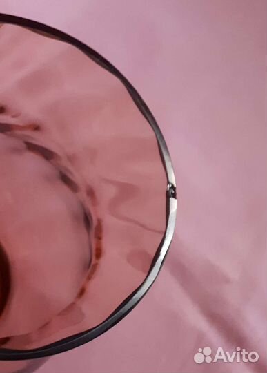 Кувшин/графин из цветного стекла СССР