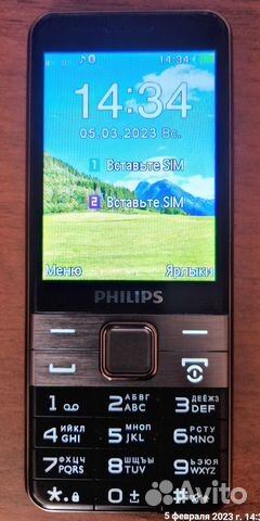Мобильный кнопочный телефон Philips Xenium e590 купить в Екатеринбурге ...