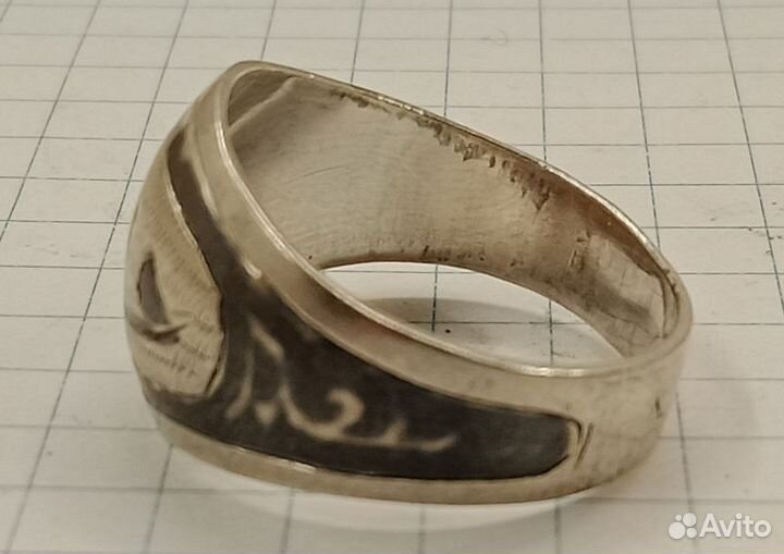 Кольцо Серебро 875 пр. Кубачи р-р 16,5 (023626)