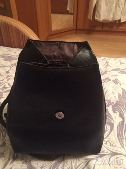 Рюкзак натуральная кожа бу