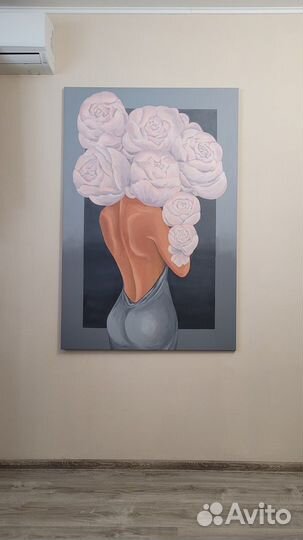 Картина акрилом на холсте