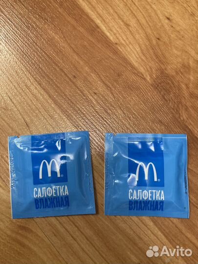 Влажные салфетки макдональдс