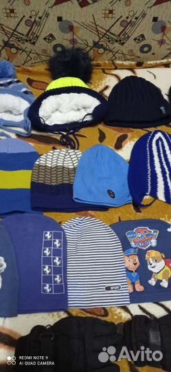 Шапки зима, деми, варежки, перчатки 0-5л