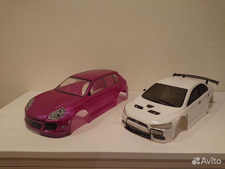 Кузова Porsche и Mitsubishi для rc моделей