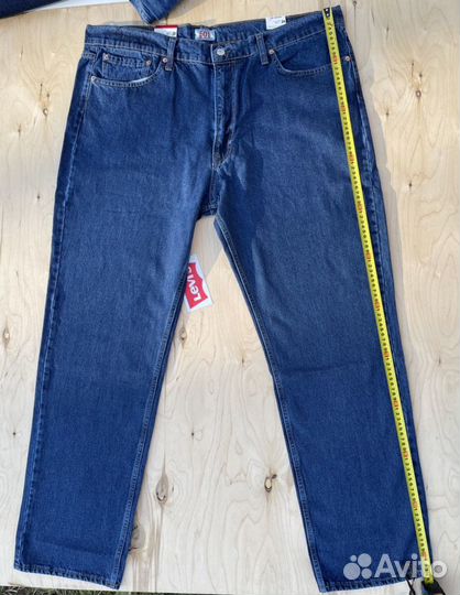 Мужские джинсы levis 501 W42 L34, на молнии