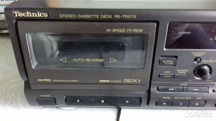 Дека 2-х кассетная Technics RS-TR575,реверс,Japan