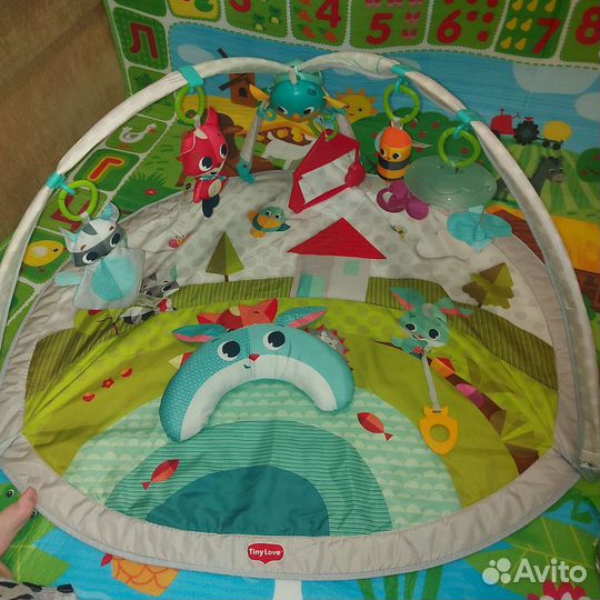 Развивающий коврик tiny love солнечная полянка