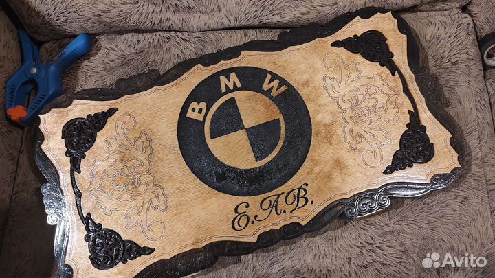 Нарды с чёрным стеклом