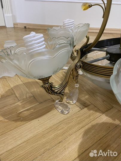 Люстра потолочная бу