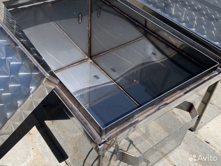 Коптильня из нержавейки толстостенная