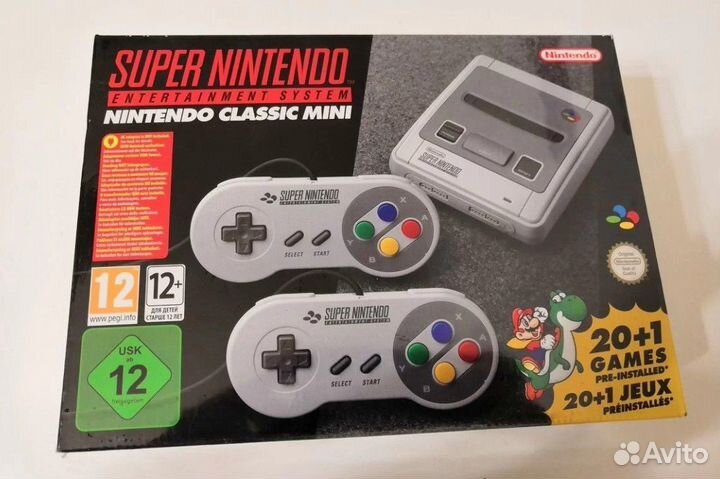 Новая. Super Nintendo Classic Mini