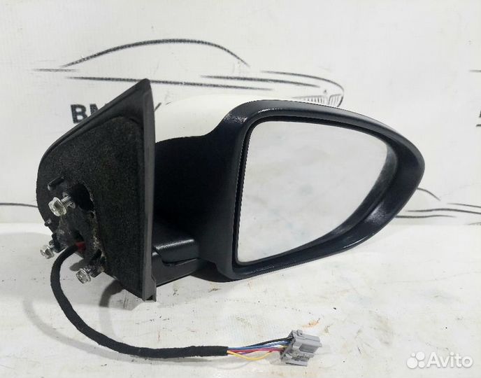 Зеркало правое белое Qashqai (J10) (2006-2014) Nis