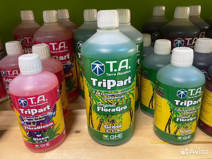 Удобрение Terra Aquatica Tripart grow 1 литр