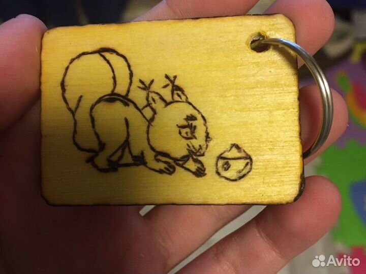 Брелки из дерева