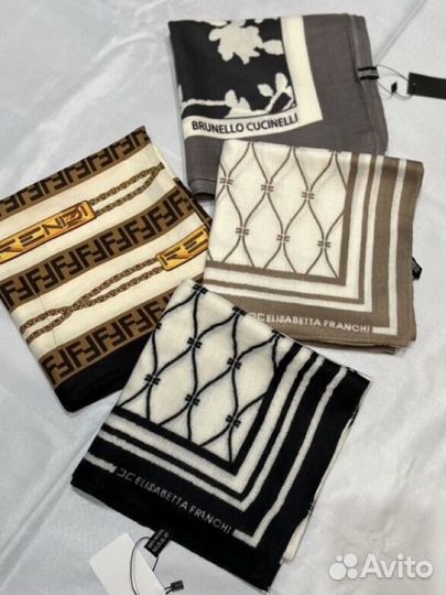 Платок шерстяной и шелковый цена за все