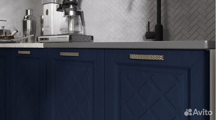 Кухня Агава Белая/Сапфир 2метра