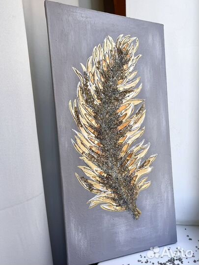 Картина рельефная