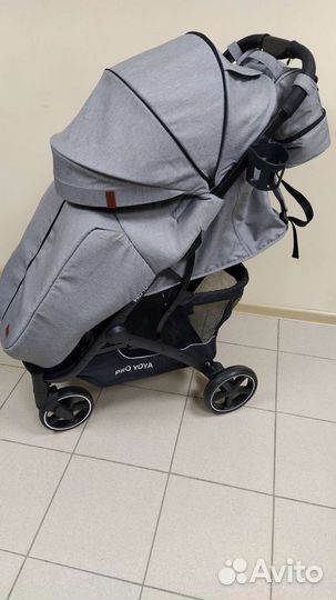Новая коляска Yoya Pro 24(серый)с амортизацией