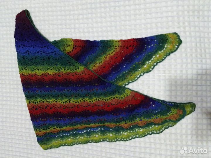 Новая шаль из латвийской шерсти лимбажу