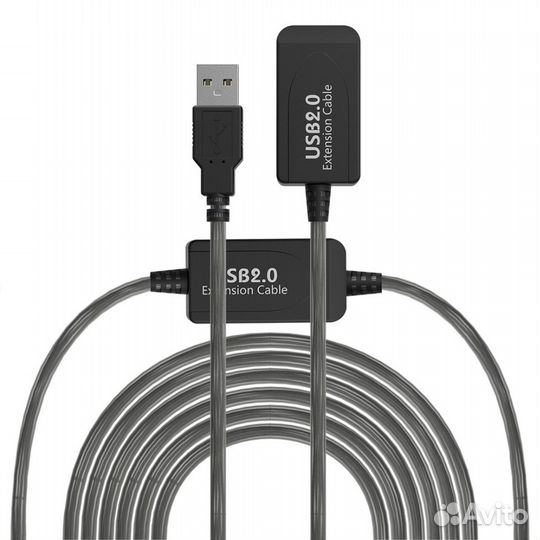 USB 2,0 Кабель-удлинитель 15 метров