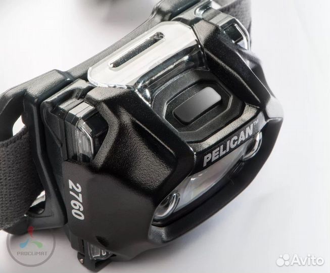 Налобный двухлучевой фонарь Peli, черный 2760C