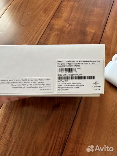 Беспроводные наушники apple airpods pro