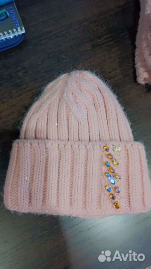 Набор шапка+ снуд+ варежки