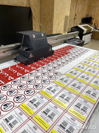 Уф (UV ) интерьерная печать с контурной резкой