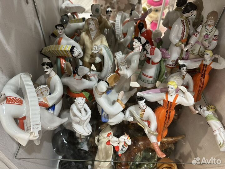 Фарфоровые статуэтки СССР разные
