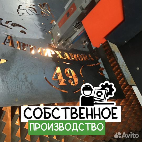 Адресные таблички под заказ, металл