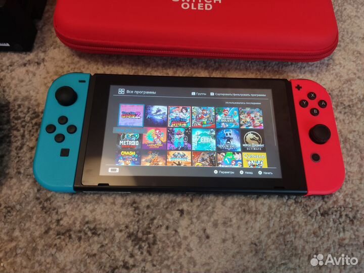 Прошитая Nintendo Switch V2 160Gb+куча игр