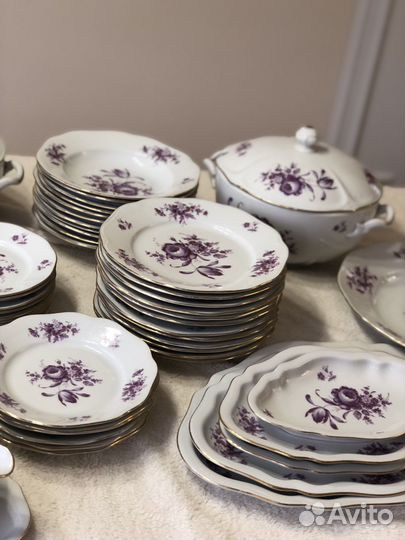 Сервиз столовый Чехословакия, 12персон