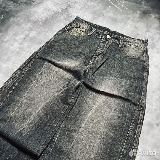 Джинсы Vetements Faded Black