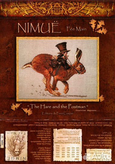 Набор для вышивания Nimue Заяц и почтальон