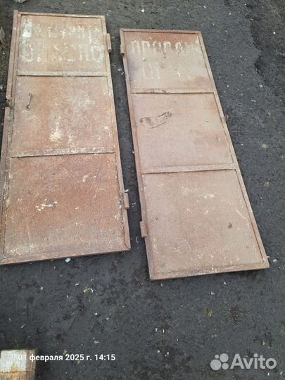 Дверь входная железная уличная бу