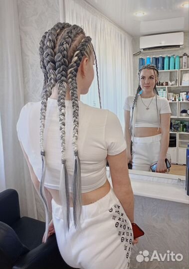 Плетение кос с канекалоном