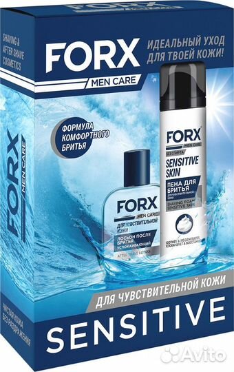 Набор для бритья Forx пена и лосьён без спирта