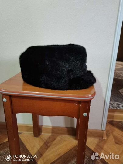 Норковая шапка мужская новая
