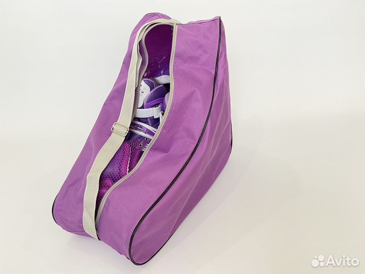 Детские ролики и защита для девочки