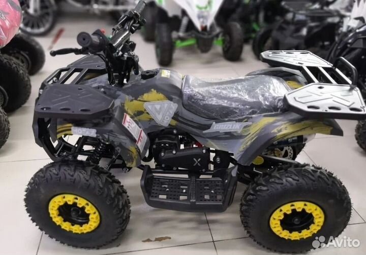 Детский квадроцикл Mini Grizlik X16 (PS) желтый