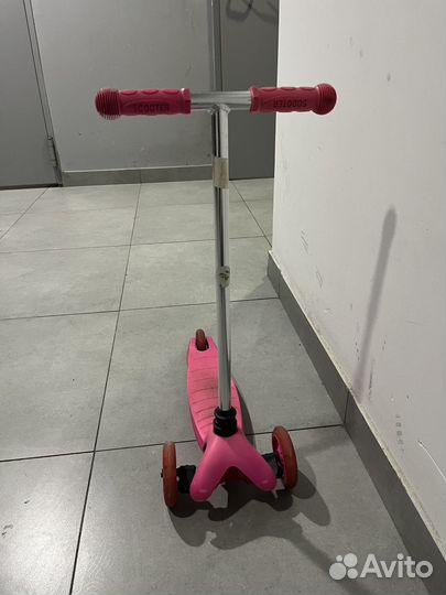 Самокат детский трехколесный бу