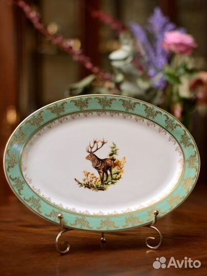 Блюда 2 шт Охота Китай