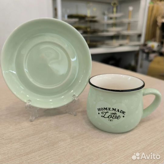 Кофейная чашка с блюдцем