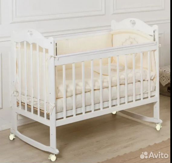 Кроватка-качалка incanto sofi