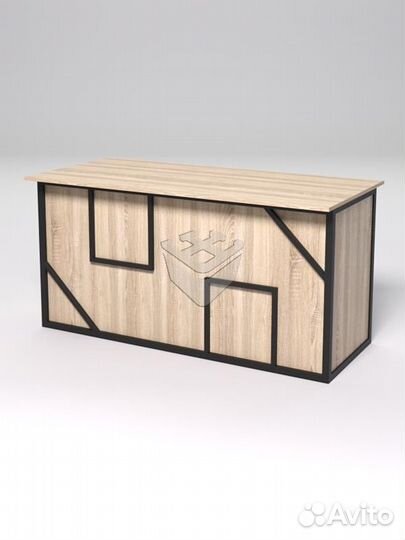 Стол рабочий офисный С-04А 