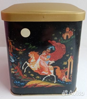 Красивые железные коллекционные баночки от чая