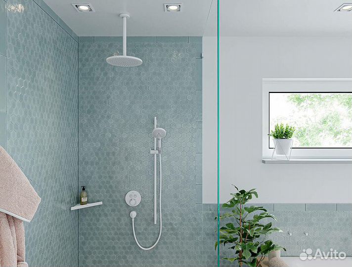 Полка Hansgrohe AddStoris 41741700 белая матовая